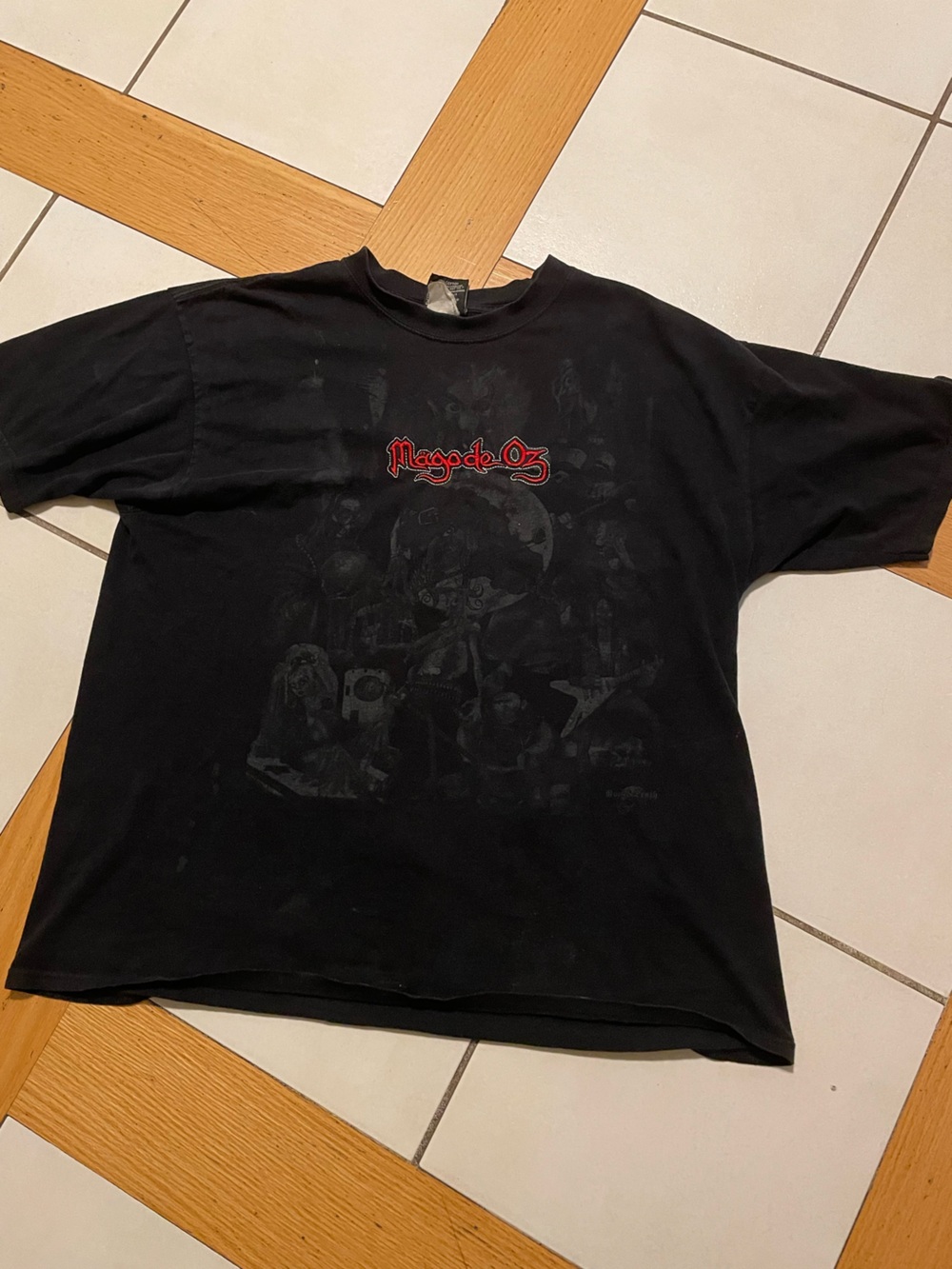 Nigel Cabourn Graphic T-Shirt Vintage Military Archive Graphic Red Logo